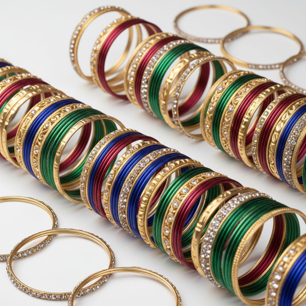 Gold bangles